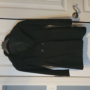 H&M Black Coat with hood